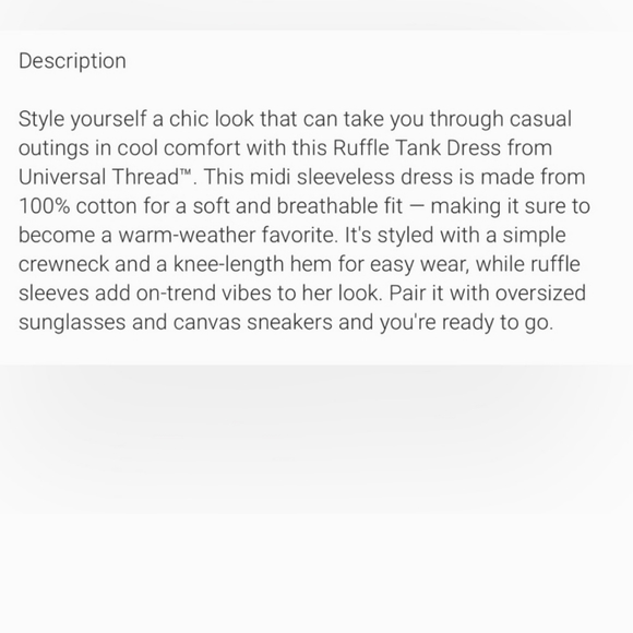 NWT Universal Thread dress- large - Picture 4 of 12